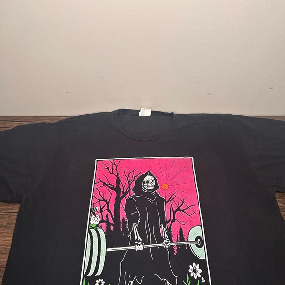 Horror Graphic T-Shirt Ghost Face Skeleton Mens XL - Picture 3 of 3